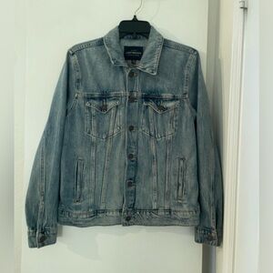 L: Lucky Brand All Cotton Denim Jean Jacket Women’s “Tomboy Trucker” NWT new!